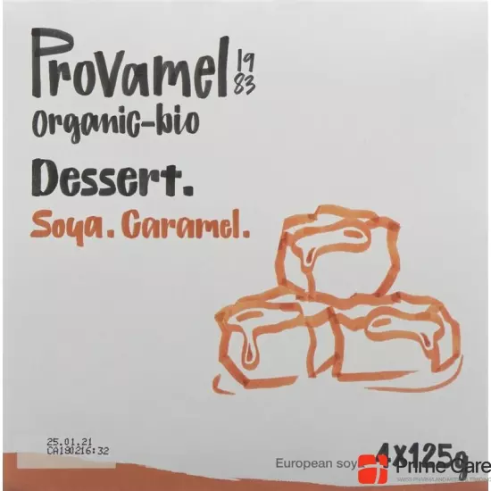 Provamel Bio Soja Dessert Caramel 4x 125g buy online