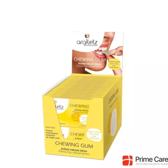 Argiletz Argil Gum Zitrone ohne Zucker 12 Stück buy online