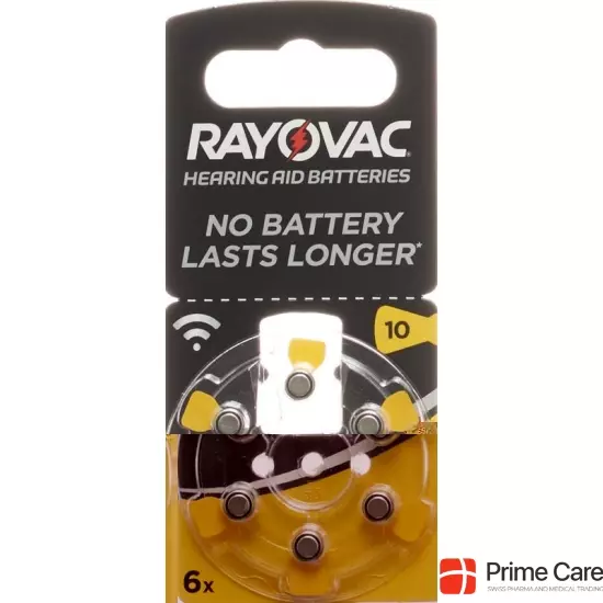 Rayovac Batterie Hörgeräte 1.4v V10 6 Stück buy online