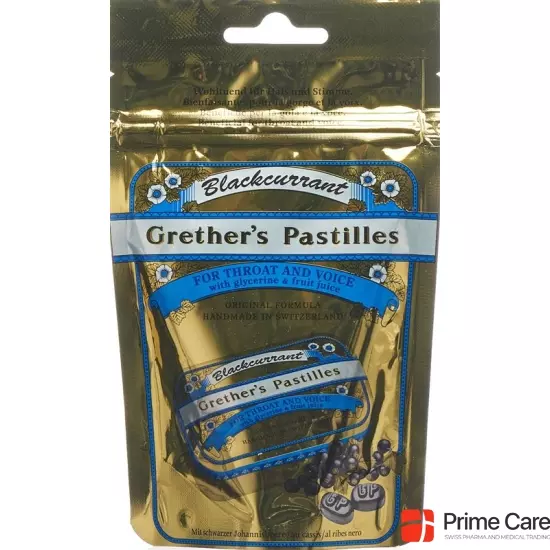 Grether’s Pastilles Blackcurrant Nachfüllbeutel 100g buy online