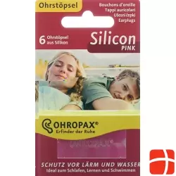 Ohropax Silicone earplugs 6 pieces