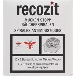 Recozit Mücken Stopp Räucherspirale 5x 2 Stück