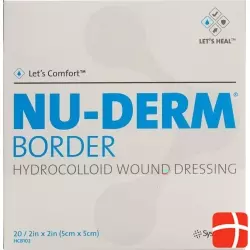 Let’s Comfort Nu-Derm Border Hydrokolloidverband 5x5cm 20 Stück
