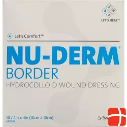 Let’s Comfort Nu-Derm Border Hydrokolloidverband 10x10cm 10 Stück