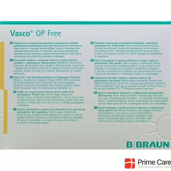Vasco OP Free Handschuhe Grösse 8.0 40 Paar buy online