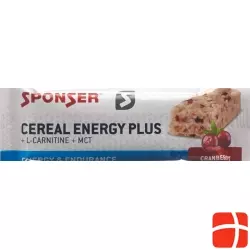 Sponser Energy Plus Bar Cranberry 40g