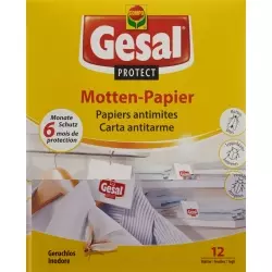 Gesal Motten Papier 12 Stück