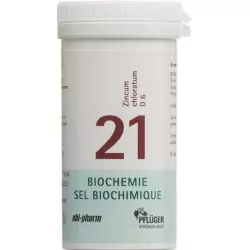 Pflueger Schüssler Nr. 21 Zinc Chlor Tabletten D 6 100g