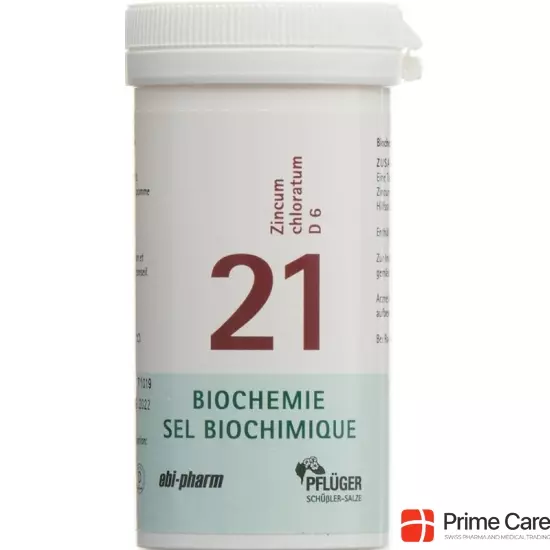 Pflueger Schüssler Nr. 21 Zinc Chlor Tabletten D 6 100g buy online