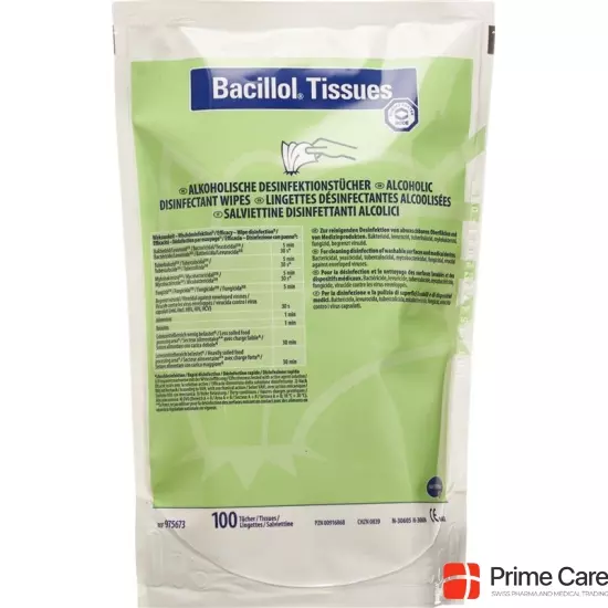 Bacillol Tissues Flächendesinfektion Ref 100 Stück buy online
