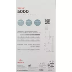 Venosan 5002 A-dh Kkl2 S Long Open Black 1 pair