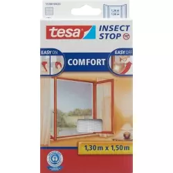 Tesa Insect Stop Comfort Fliegengitter für Fenster 1.3x1.5m Weiss