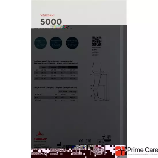 Venosan 5001 A-t Kkl1 L Kurz Gesch Black 1 pair buy online