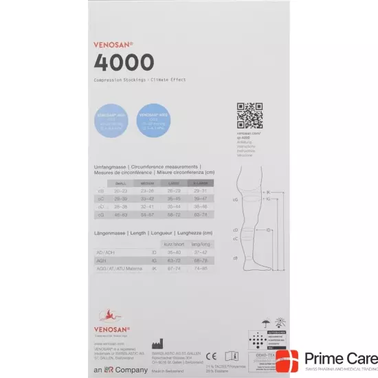 Venosan 4002 A-dh Kkl2 L short open Mexico 1 pair buy online