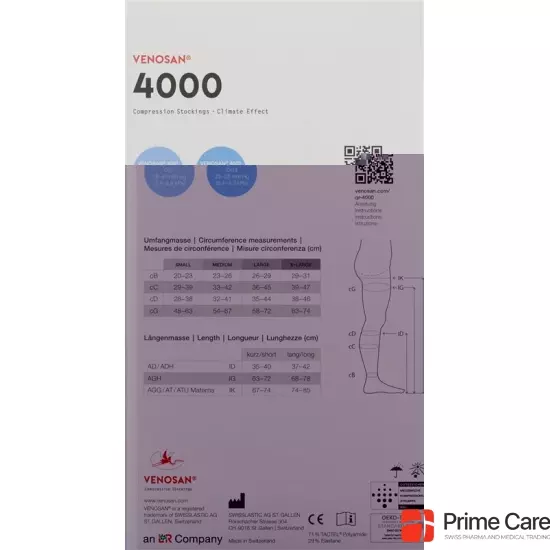 Venosan 4001 A-ghs Kkl1 XL Kurz Gesch Marok 1 pair buy online