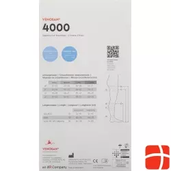 Venosan 4001 A-dh Kkl1 XL Kurz Gesch Black 1 pair