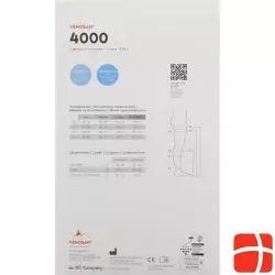 Venosan 4001 A-t Kkl1 XL Kurz Gesch Black 1 pair