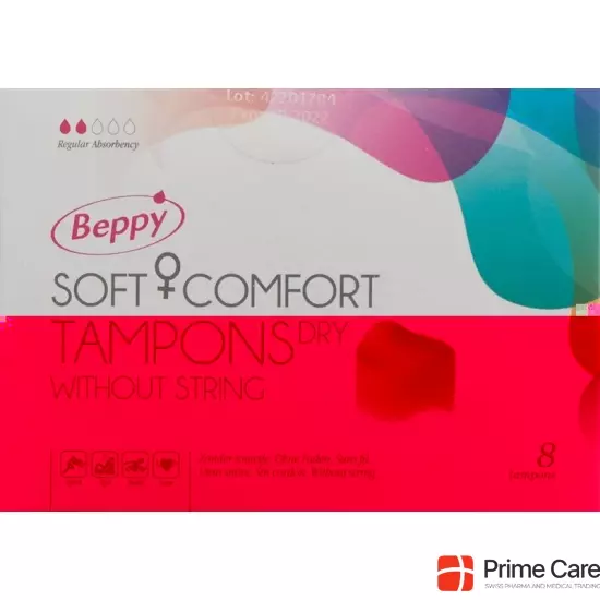 Beppy Soft Comfort Tampons Dry ohne Faden 8 Stück buy online