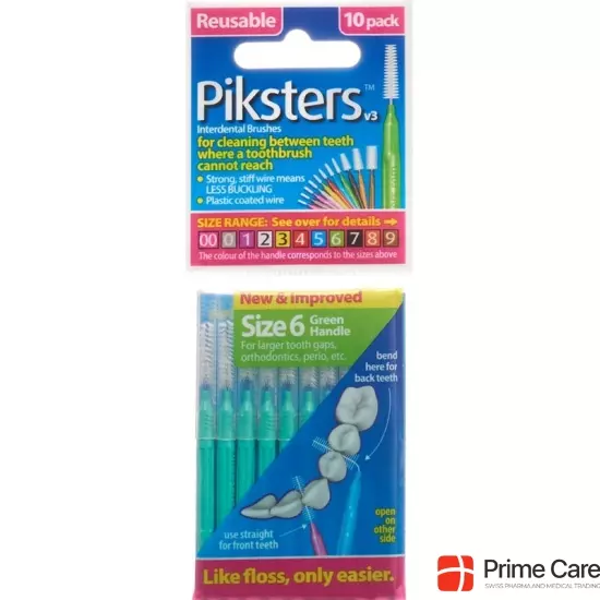 Piksters Interdentalbürstchen Grösse 6 10 Stück buy online