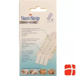 3M Steri Strip 6x75mm Weiss Verstärkt 2x 3 Stück