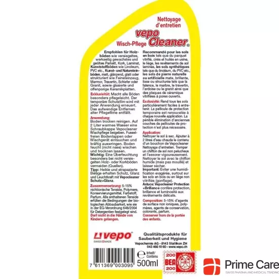 Vepocleaner Wischpflege Konzentrat 500ml buy online