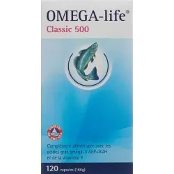 Omega-life 500mg 120 Kapseln