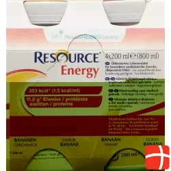 Resource Energy Banane 4x 200ml