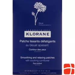 Klorane Pads eye region cornflower 7x 2 pieces