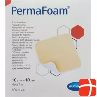 PermaFoam Schaumverband 10x10cm 10 Stück