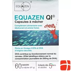 Equazen IQ Strawberry chewing capsules 60 pieces