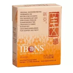 Ibons Ingwer Bonbon Orange Box 60g