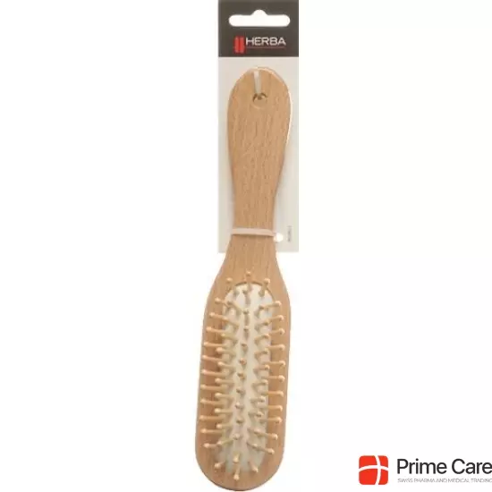 Herba Haarbürste M Holzstift Lang Buchenholz FSC buy online
