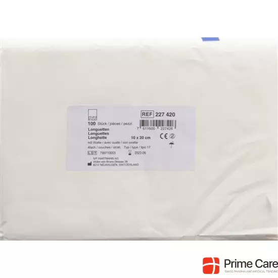 IVF Longuett Watte Typ 17 10x20cm 8f Beutel 100 Stück buy online