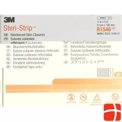 3M Steri Strip 6x100mm Weiss Verstärkt 10x 50 Stück