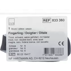 IVF Däumling Tricot Grösse 6 Schwarz
