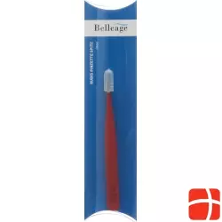 Belleage Rubis tweezers pointed inox