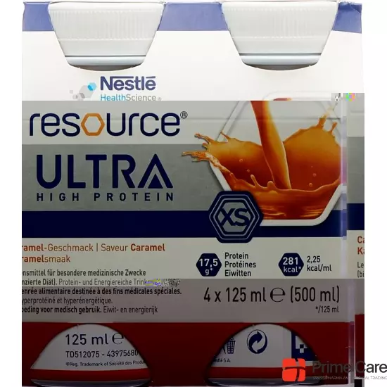 Resource Ultra XS Caramel 4 Flasche 125ml buy online