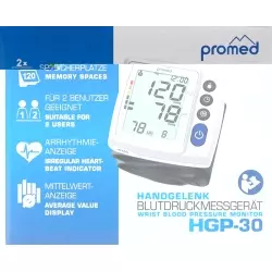 Promed wrist blood pressure monitor Hgp 30