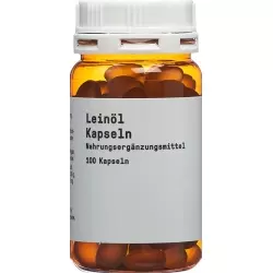 Naturage Leinöl Kapseln Dose 100 Stück