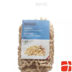 Biofarm Spiralen Hartweizen Ch Knospe 350g