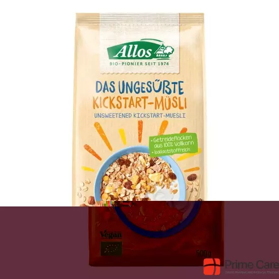 Allos Das Ungesuesste Kickstart-Muesli Beutel 500g buy online