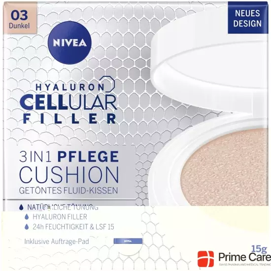 Nivea Hyaluron Cellu Filler 3in1 Cush Dunkel 15ml buy online