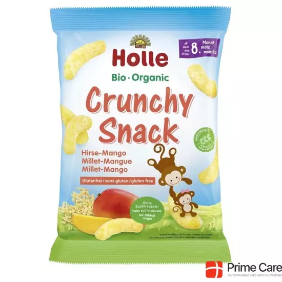 Holle Bio-Crunchy Snack Hirse Mango (neu) 25g buy online