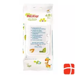 Nuby Citroganix Reinigungstuech Nuggi/spielz 48 Stück