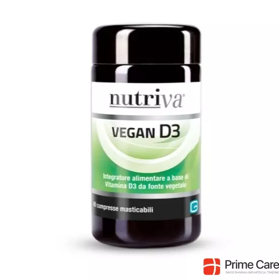 Nutriva Vegan D3 Kautabletten Glasflasche 60 Stück buy online