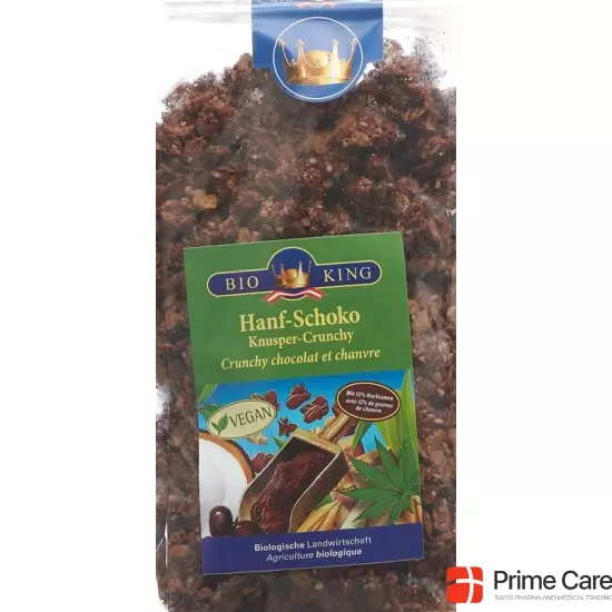 Bioking Knusper Crunchy Hanf Schoko Bio 375g buy online