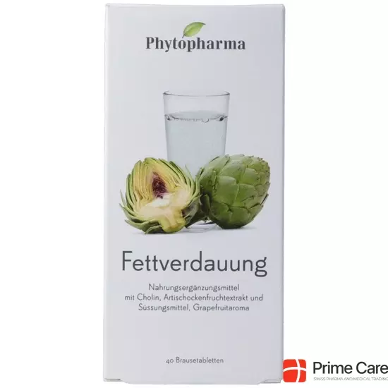 Phytopharma Fettverdauung Brausetabletten 40 Stück buy online