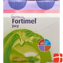 Fortimel Jucy Apfel (neu) 4 Flasche 200ml