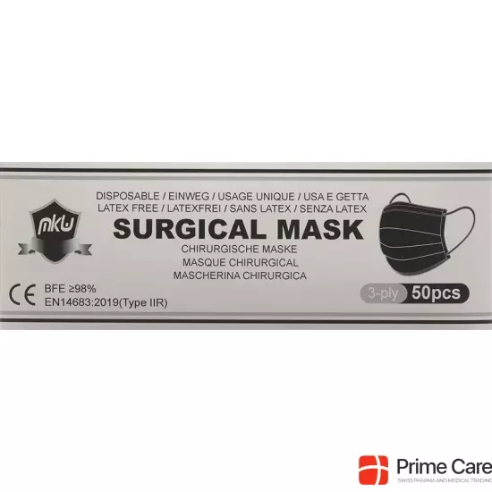 Mkw Op-Maske Typ Iir Schwarz 50 Stück buy online