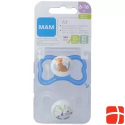 Mam Air Nuggi Sili 6-16m Boy 2 Stück